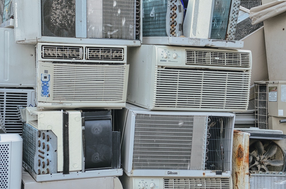 Old air conditioning units